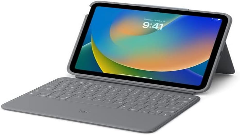 Logitech Rugged Folio For Ipad (10th Gen) (Oxford Grey, 920-011296)