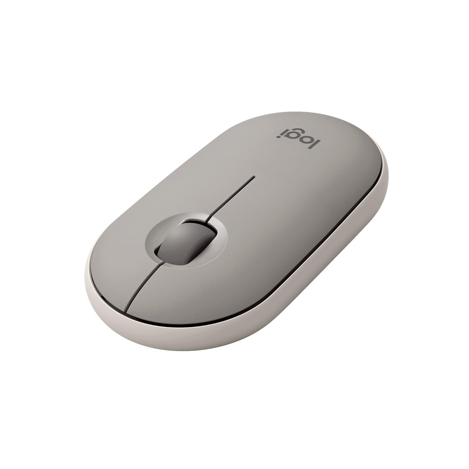Logitech M350 Pebble Mouse (Sand, 910-006665)