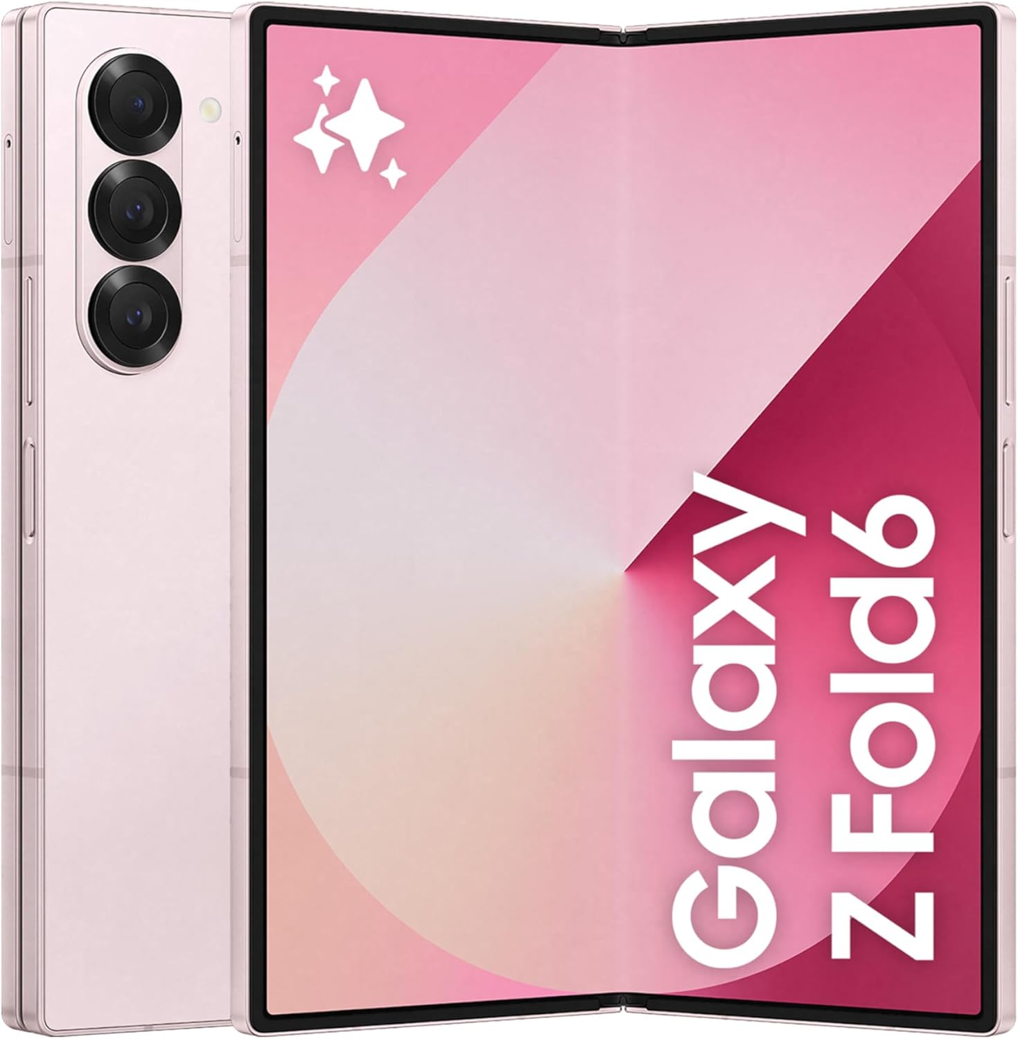 Samsung Galaxy Z Fold 6 (F956B DS) (256GB+12GB, Pink)