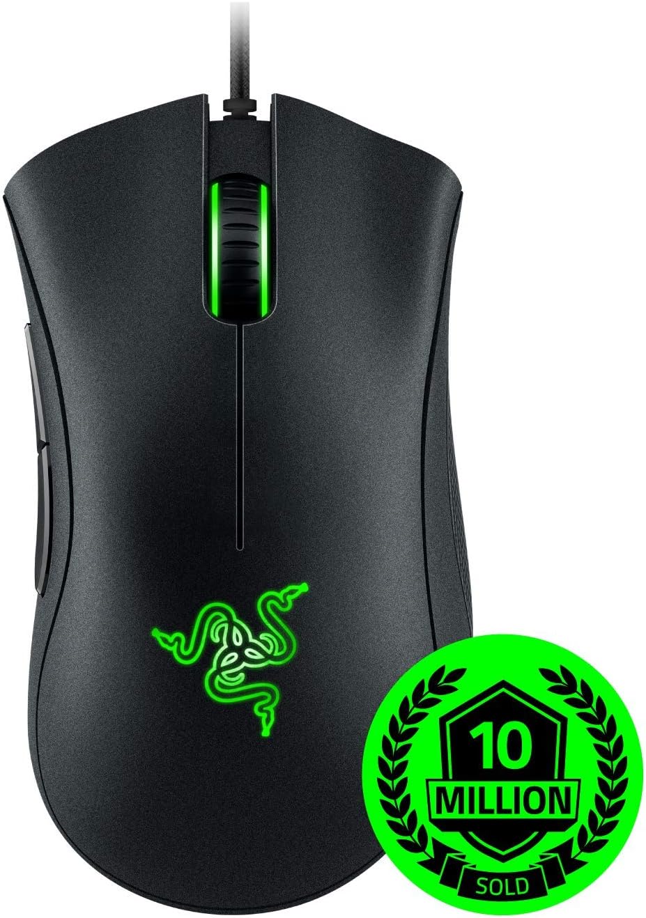 Razer Deathadder Essential (New) Gaming Mouse (Black, RZ01-03850100-R3C1)