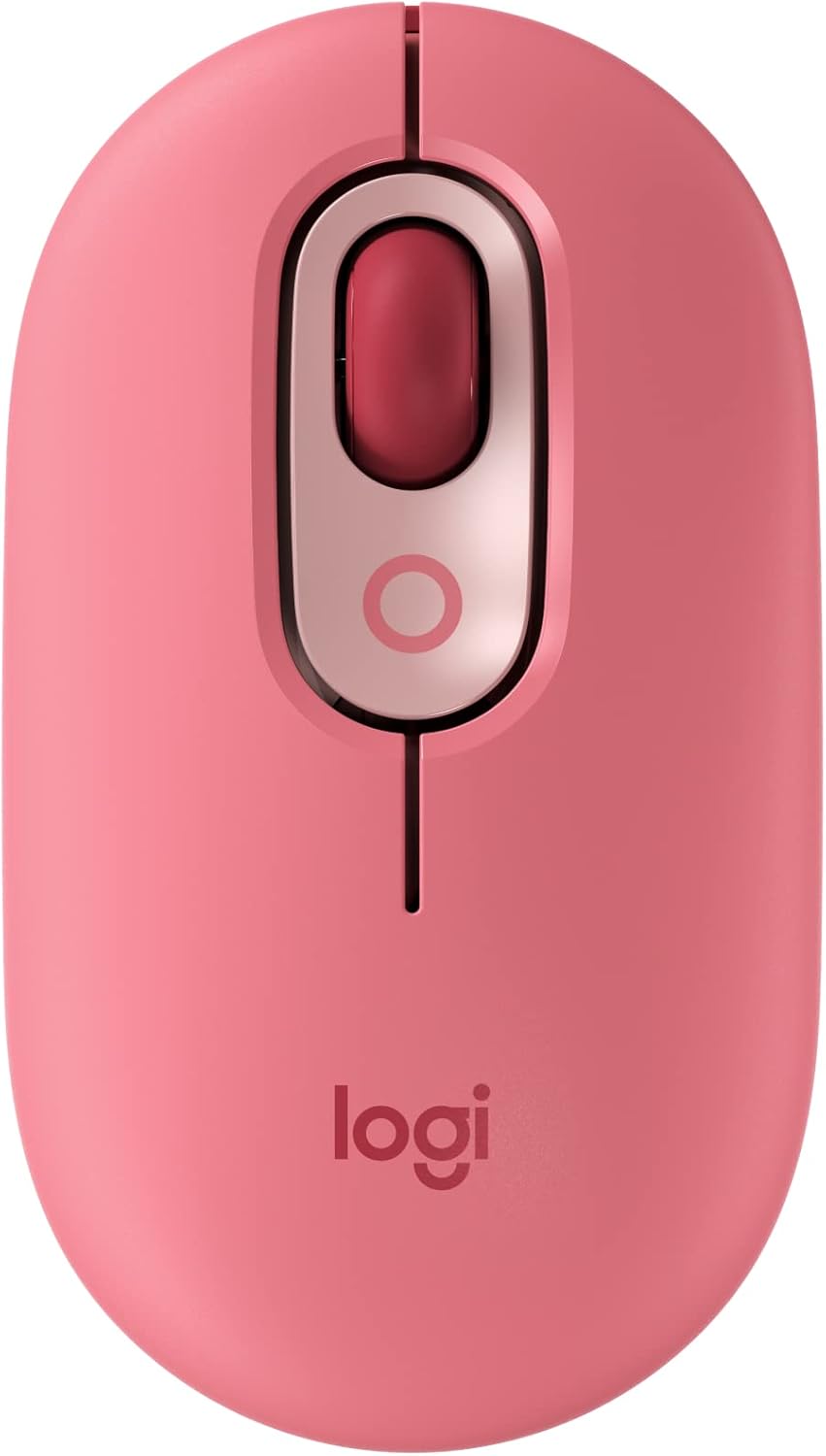 Logitech Pop Wireless Mouse (Rose, 910-006516)