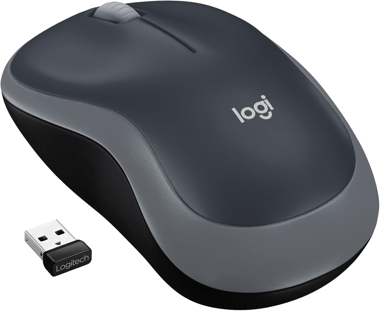 Logitech M185 Wireless Mouse (Grey)