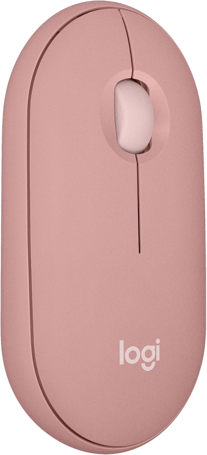Logitech M350S Pebble 2 Mouse (Rose, 910-006987)