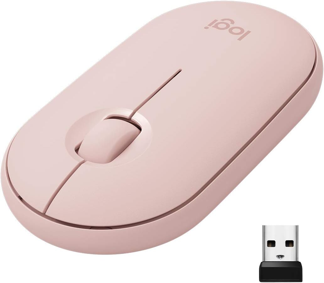 Logitech M350 Pebble Mouse (Pink)