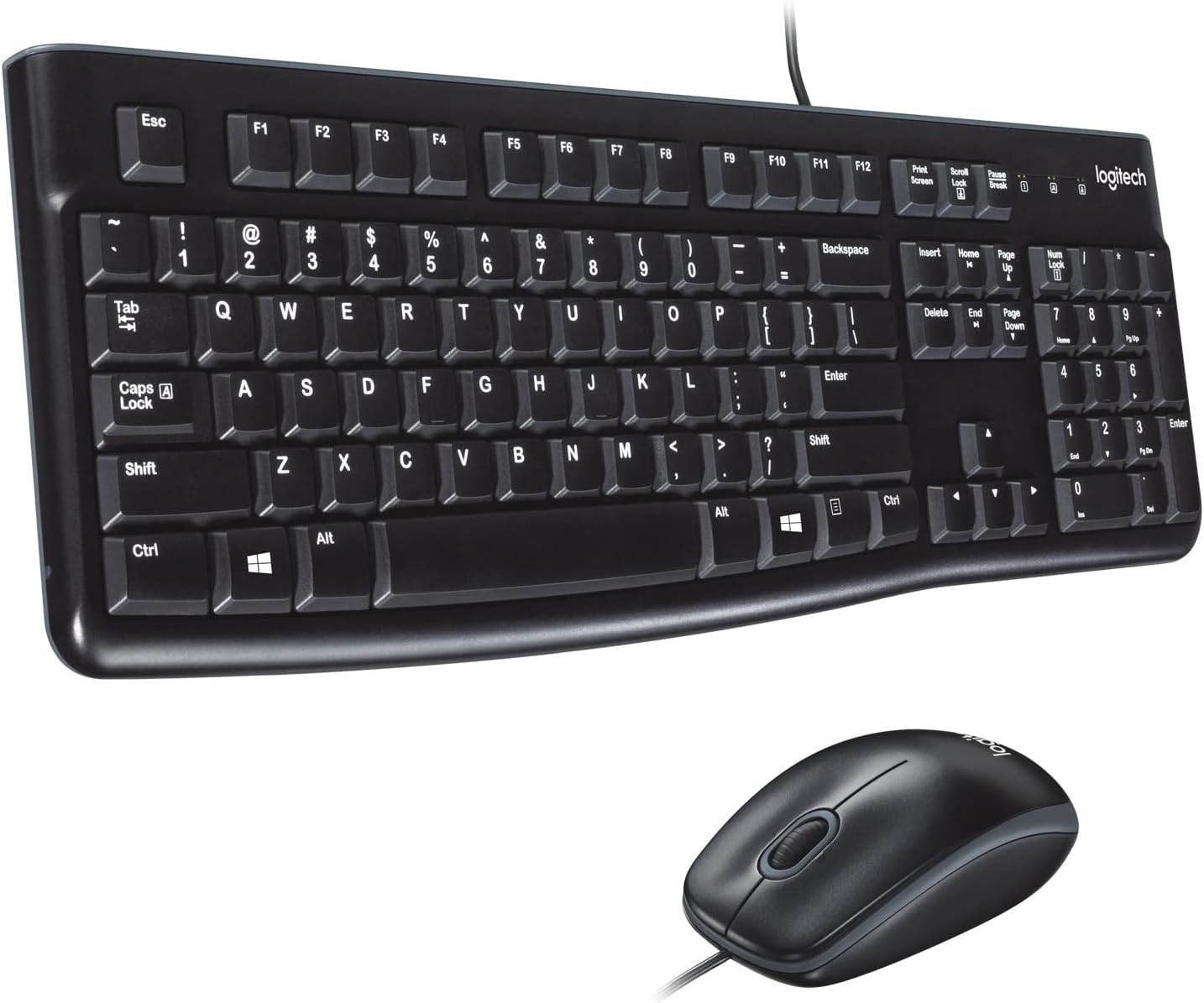 Logitech MK120 USB Keyboard (Arabic Black)