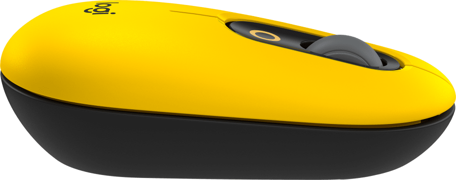 Logitech Pop Wireless Mouse (Yellow, 910-006424)